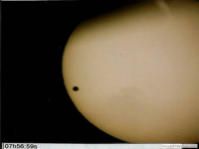 Venus fully on sun's face