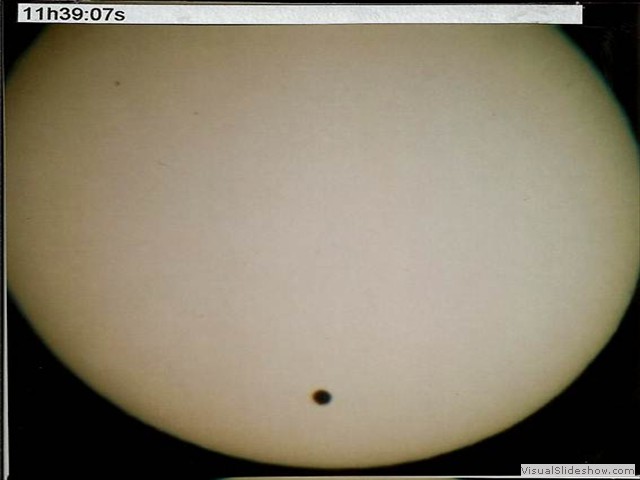 Venus on sun's disk