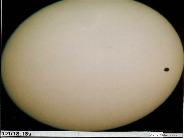 Venus on sun's disk