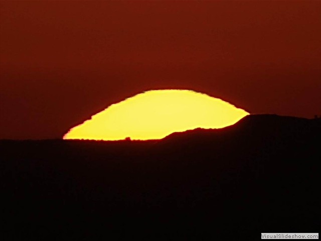 First view of Venus on left side of the sun